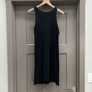 Athleta Jersey Tank Dress, Black, sz M